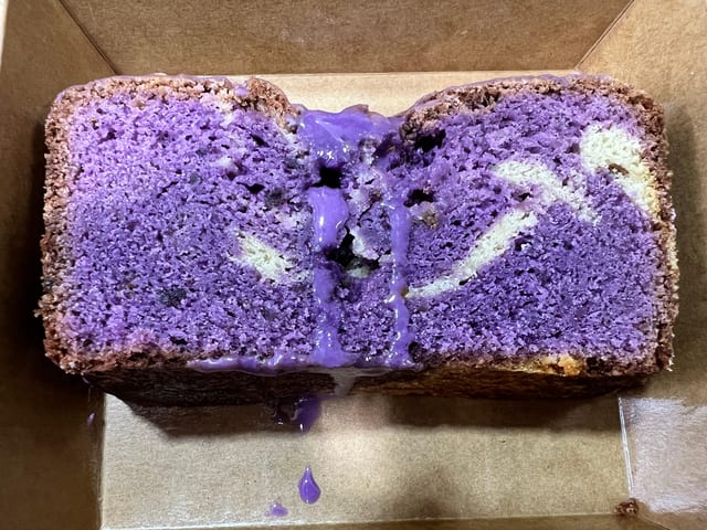 Ube Pound Cake x Chubby Bunny.