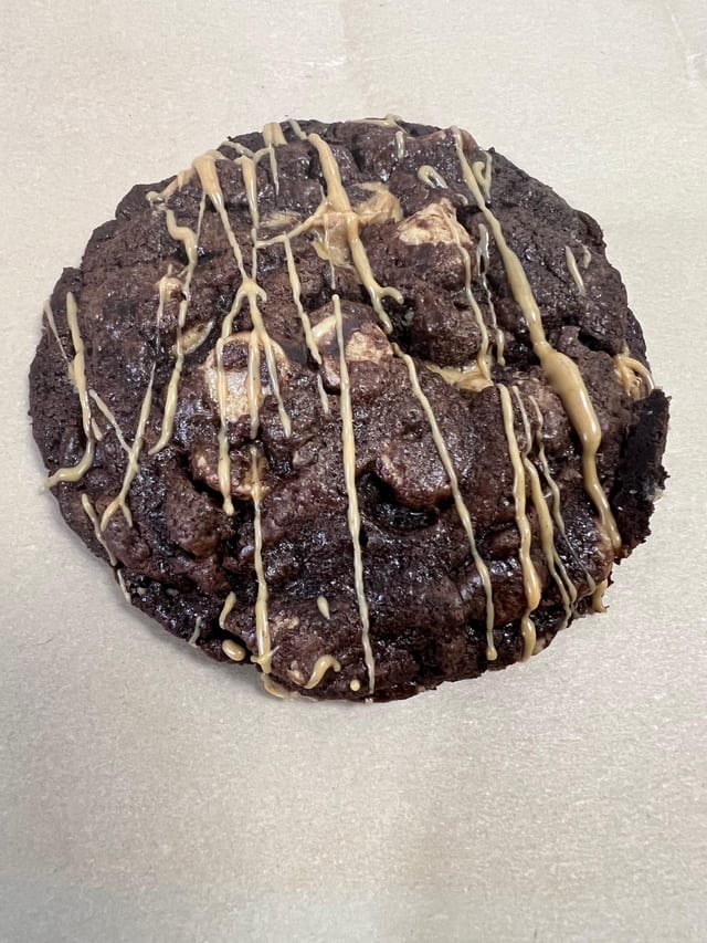Triple Chocolate Peanut Butter Cookie x Chubby Bunny.