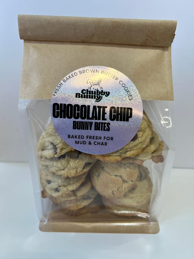 Milk Chocolate Chip Mini Bites x Chubby Bunny.